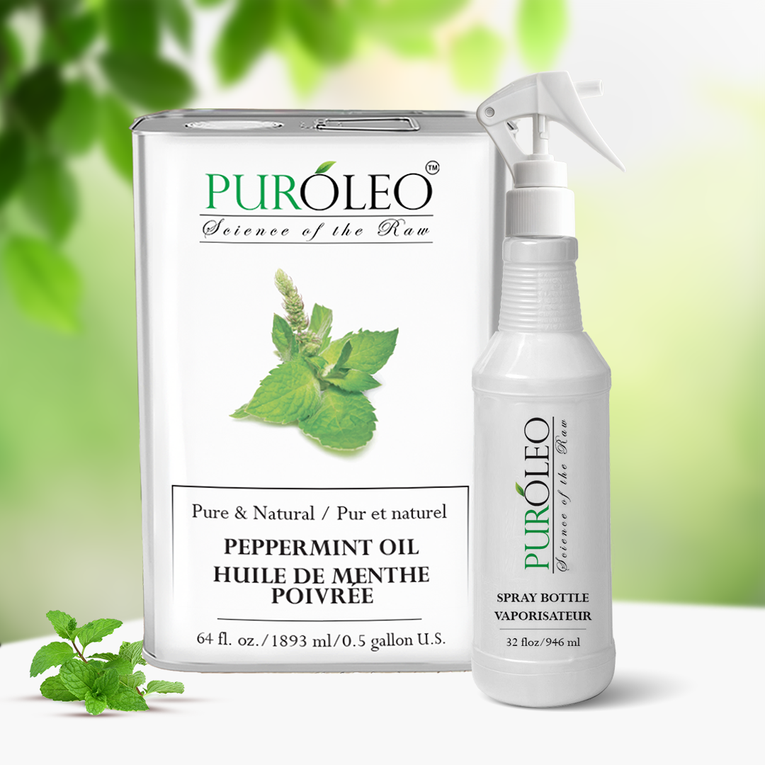 peppermint oil with pump 64oz