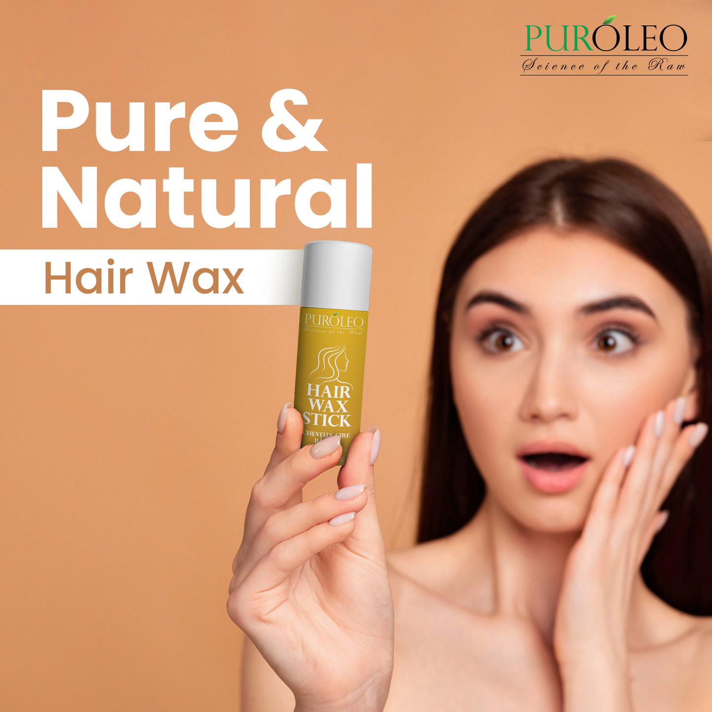 pure unique hair wax stick