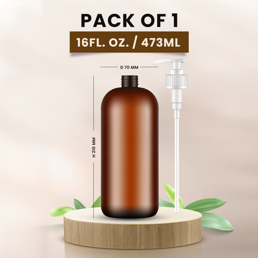 PET Bottle White Spray Pump 16 Fl OZ