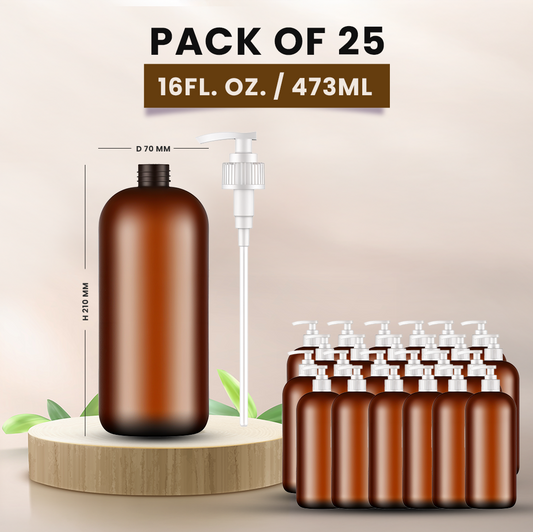 PET Bottle White Spray Pump 16 Fl OZ