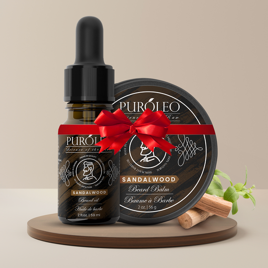 sandalwood beard balm & oil 2oz