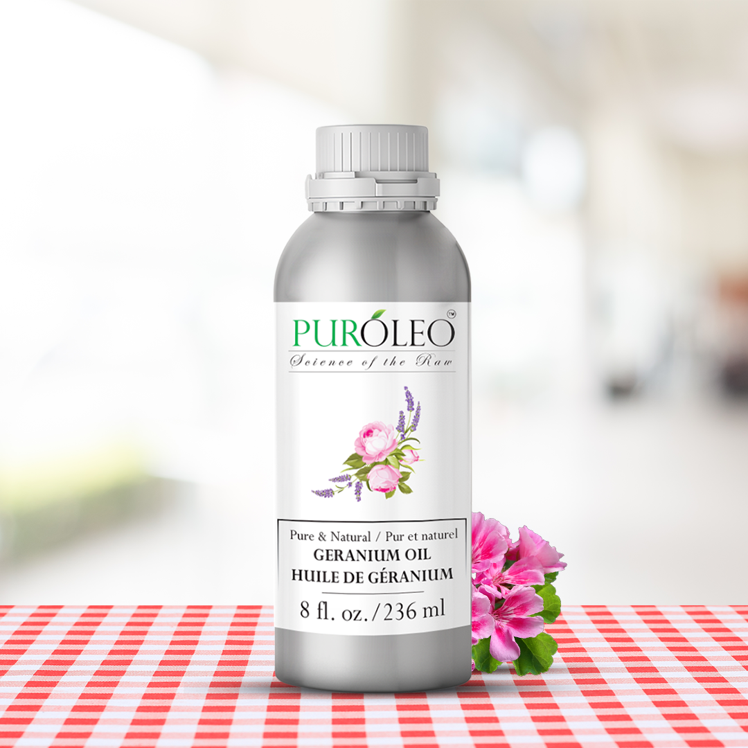 Huile essentielle de géranium